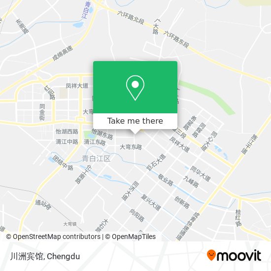 川洲宾馆 map