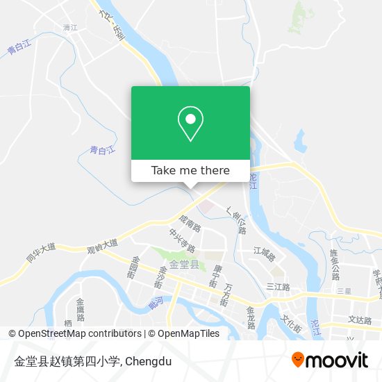金堂县赵镇第四小学 map