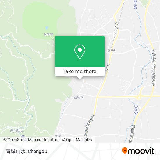青城山水 map