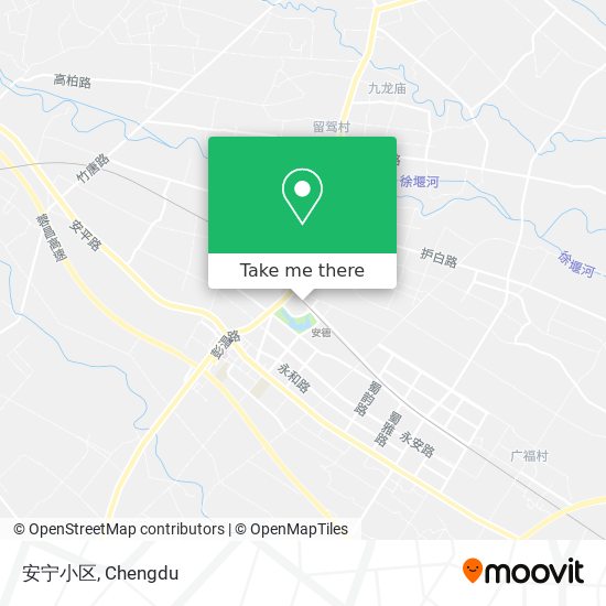 安宁小区 map