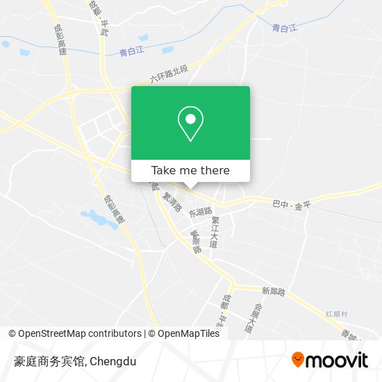 豪庭商务宾馆 map