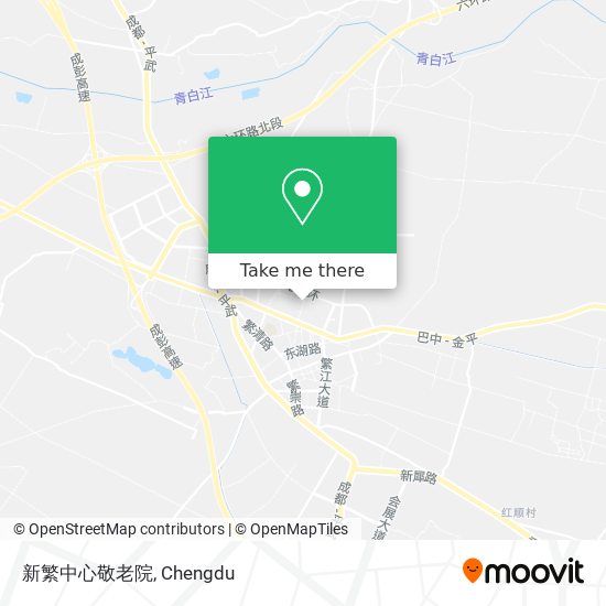 新繁中心敬老院 map