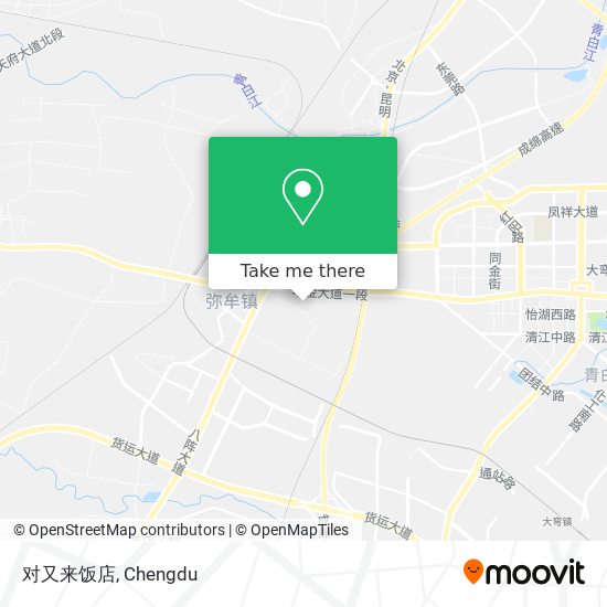 对又来饭店 map