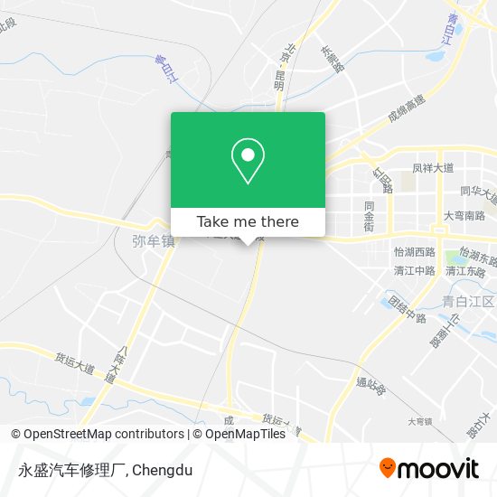 永盛汽车修理厂 map