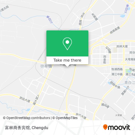 富林商务宾馆 map