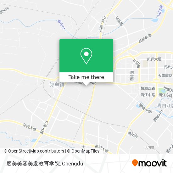 度美美容美发教育学院 map