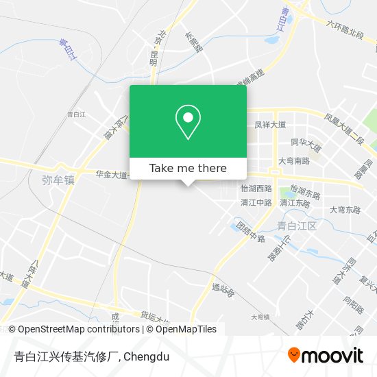 青白江兴传基汽修厂 map