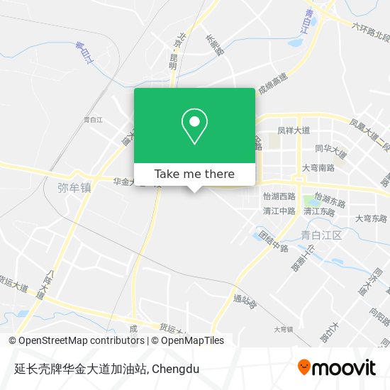 延长壳牌华金大道加油站 map
