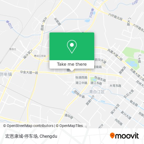 宏恩康城-停车场 map