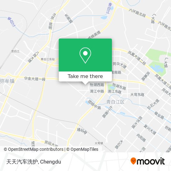 天天汽车洗护 map
