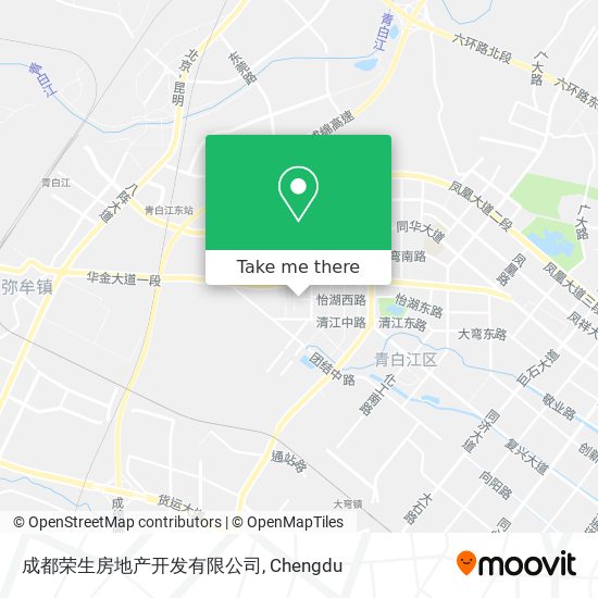 成都荣生房地产开发有限公司 map