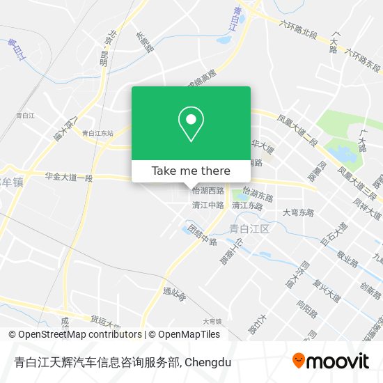 青白江天辉汽车信息咨询服务部 map