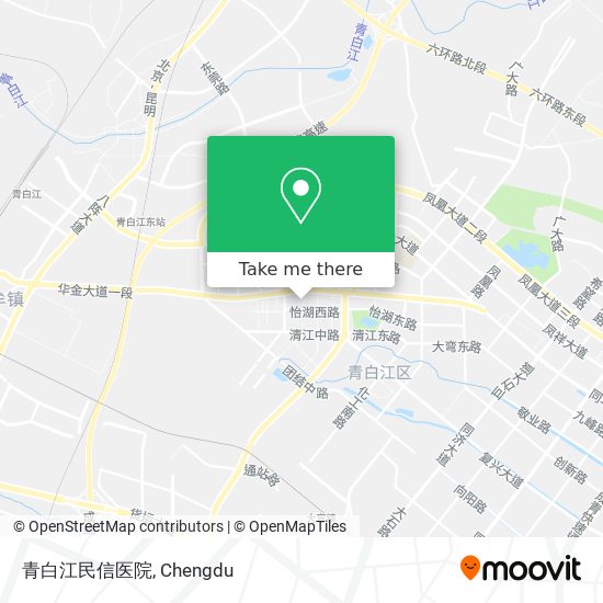 青白江民信医院 map