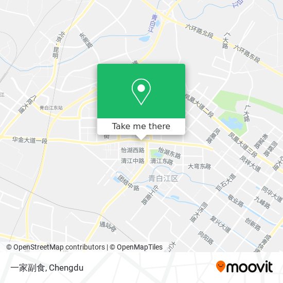 一家副食 map