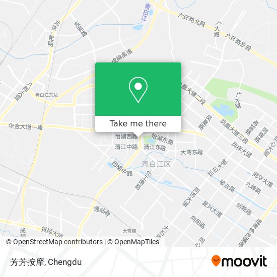 芳芳按摩 map