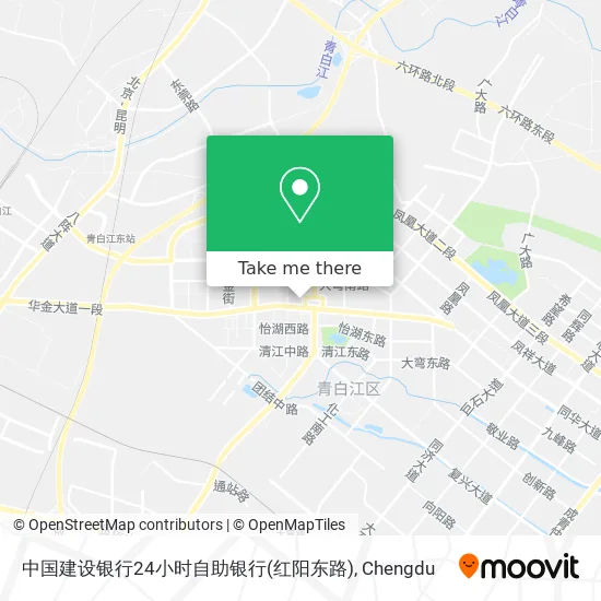 中国建设银行24小时自助银行(红阳东路) map