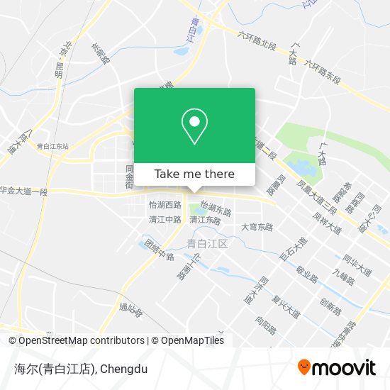 海尔(青白江店) map