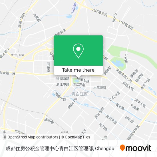 成都住房公积金管理中心青白江区管理部 map