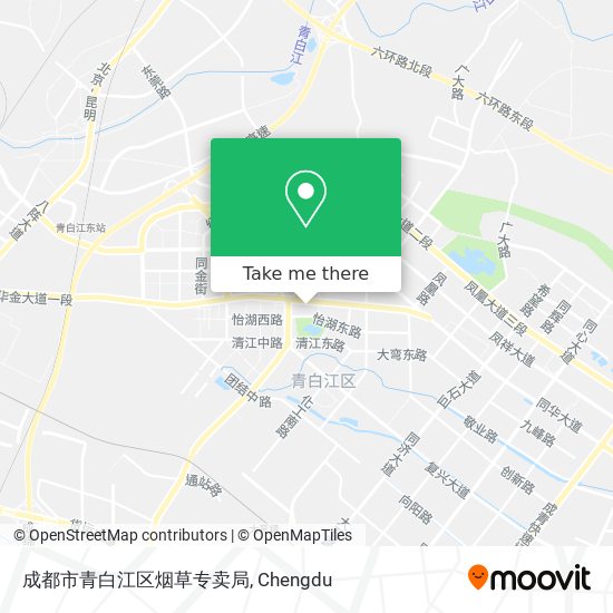 成都市青白江区烟草专卖局 map