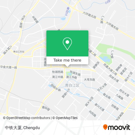 中铁大厦 map