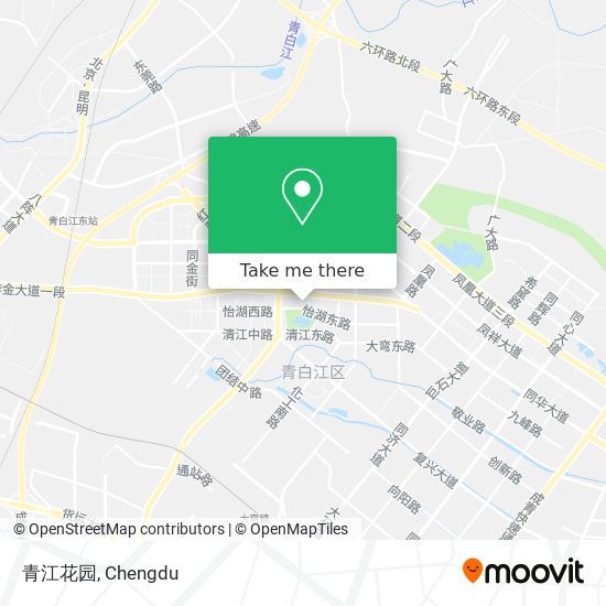 青江花园 map