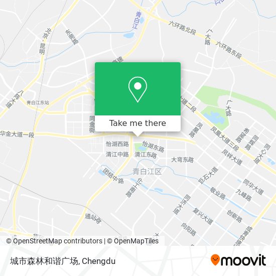 城市森林和谐广场 map
