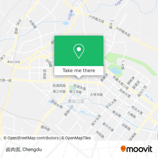 卤肉面 map