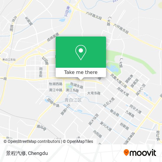 景程汽修 map