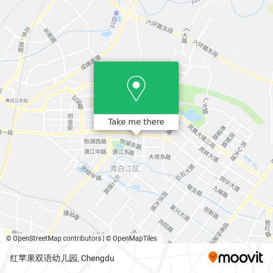 红苹果双语幼儿园 map