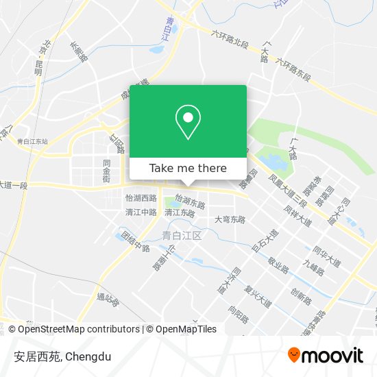 安居西苑 map