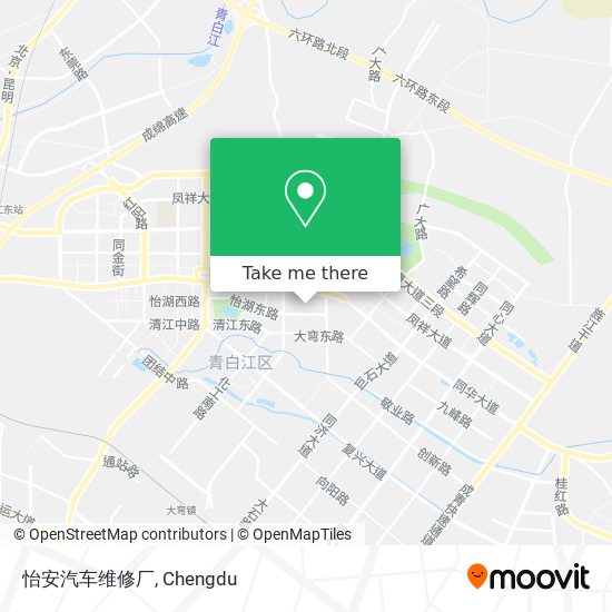 怡安汽车维修厂 map