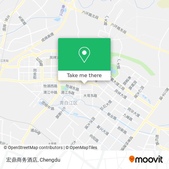宏鼎商务酒店 map