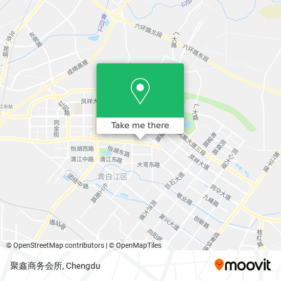 聚鑫商务会所 map