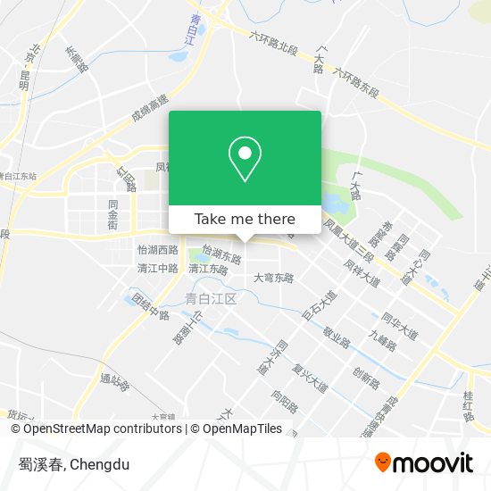 蜀溪春 map