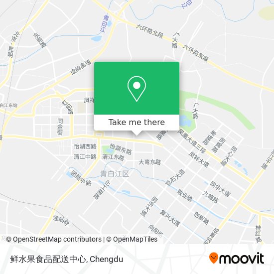 鲜水果食品配送中心 map