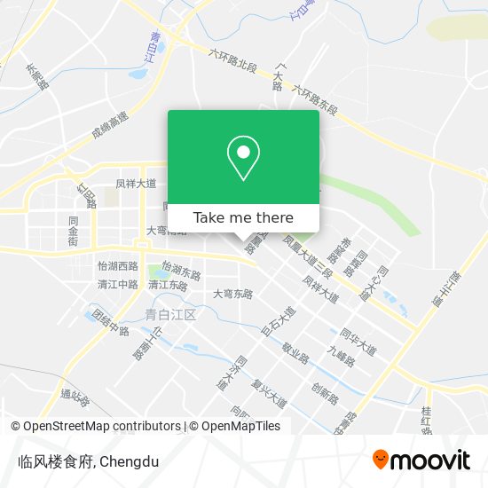 临风楼食府 map