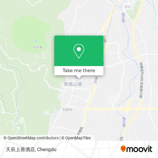 天辰上善酒店 map