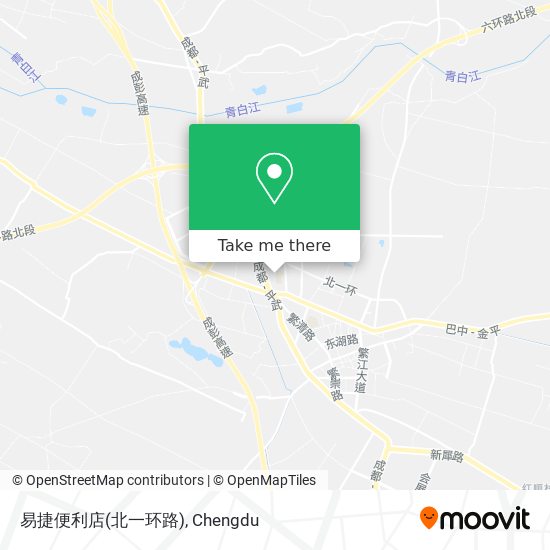 易捷便利店(北一环路) map