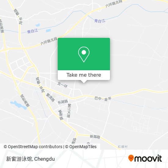 新窗游泳馆 map
