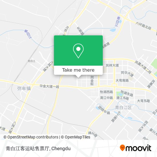 青白江客运站售票厅 map
