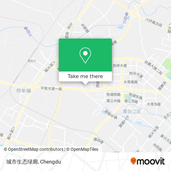 城市生态绿廊 map