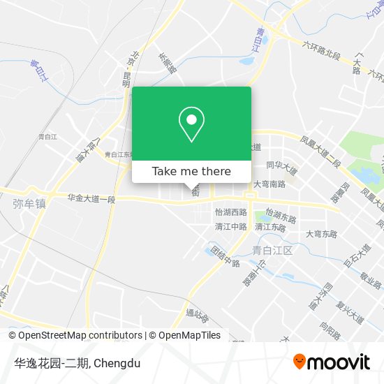 华逸花园-二期 map