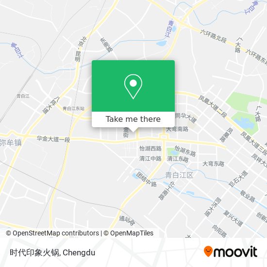 时代印象火锅 map
