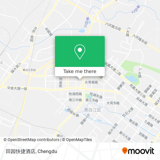 田园快捷酒店 map