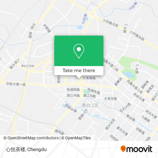 心悦茶楼 map
