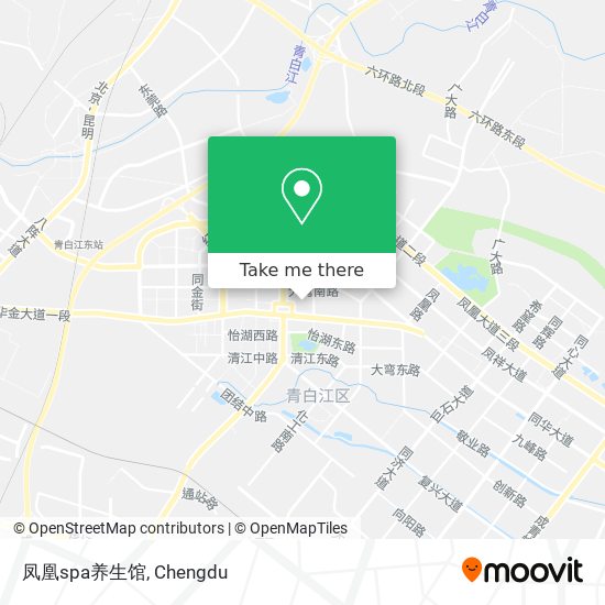 凤凰spa养生馆 map