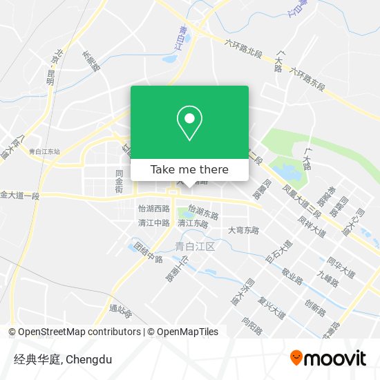 经典华庭 map