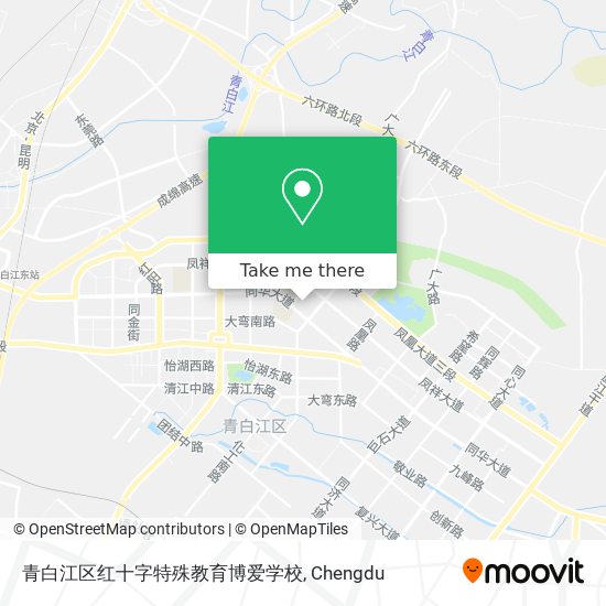 青白江区红十字特殊教育博爱学校 map
