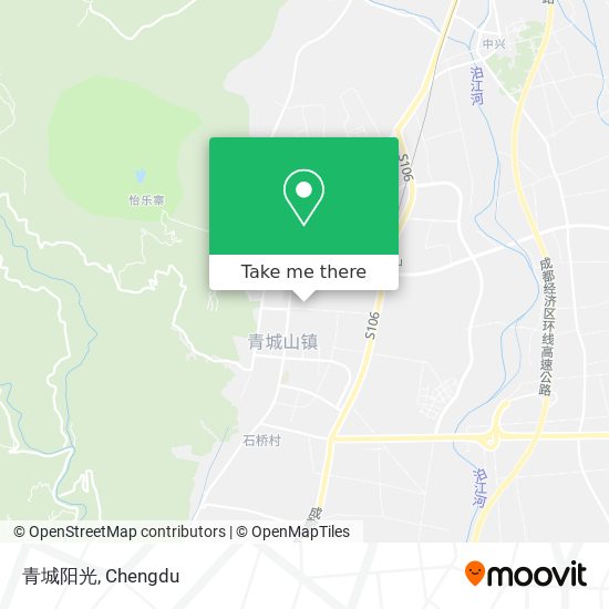 青城阳光 map