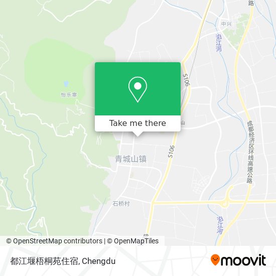 都江堰梧桐苑住宿 map